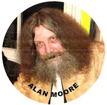 Image of comic book author Alan Moore