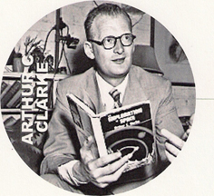 Arthur C Clarke, author of 2001: A Space Odyssey