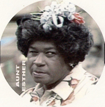 LaWanda Page as the immortal churchgoing Aunt Esther