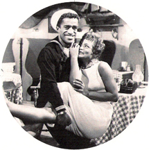 Sammy Davis Jr and Eartha Kitt