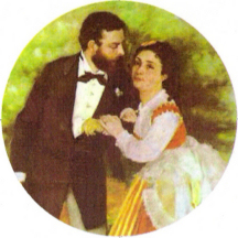 Alfred Sisley and his wife 