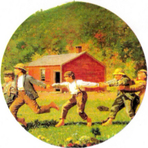 Winslow Homer Snap the Whip button