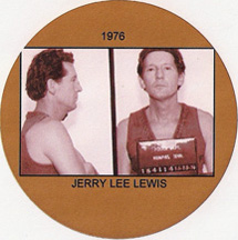 Jerry Lee Lewis, 1976 mugshot