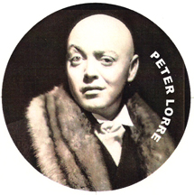bald Peter Lorre in fur