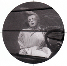 Shelly Winters as Willa Harper's corpse in the lake