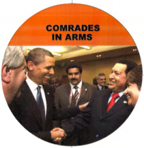 Barack Obama and Hugo Chavez