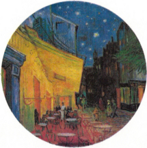 Van Gogh Sidewalk Cafe at Night