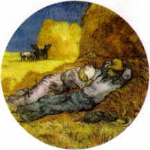 The Siesta by Vincent Van Gogh