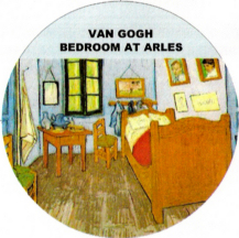 The Bedroom aka Bedroom at Arles  1888 by Vincent Van Gogh