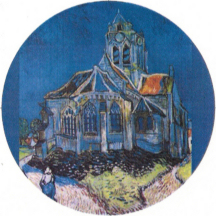 The Church at Auvers  1890 by Vincent Van Gogh