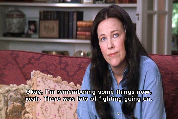 lots of fighting for Catherine O'Hara