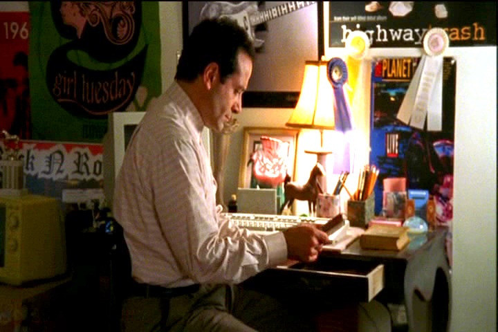 Adrian Monk reading Trudy's childhood diary