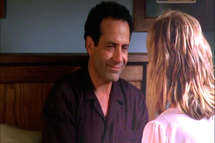 Adrian Monk smiling at Trudy