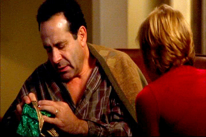 opening Trudy's package