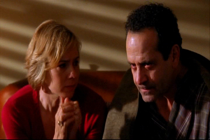 Adrian Monk's evil look, seconds after learning the identity of Trudy's killer