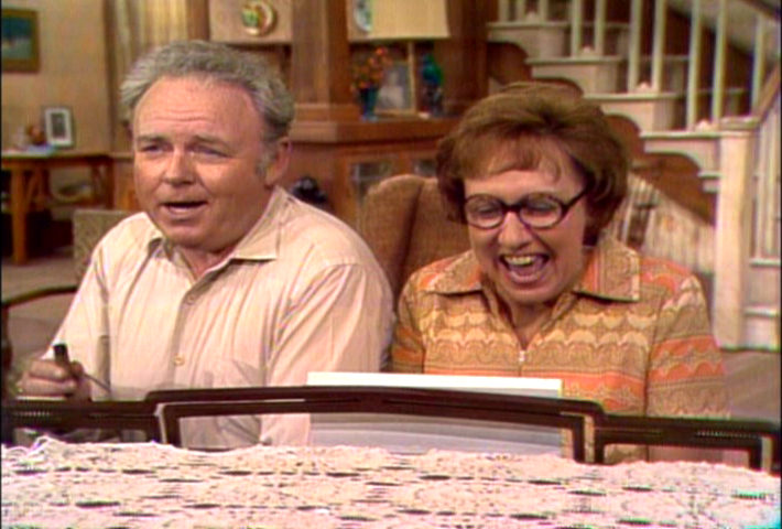 Carol O'Connor and Jean Stapleton on All in the Family
