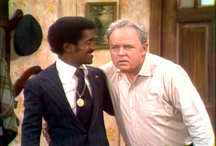 Archie Bunker and Sammy Davis Jr
