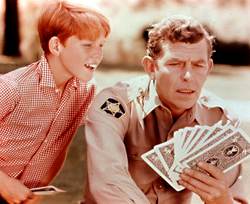 Ron Howard and Andy Griffith