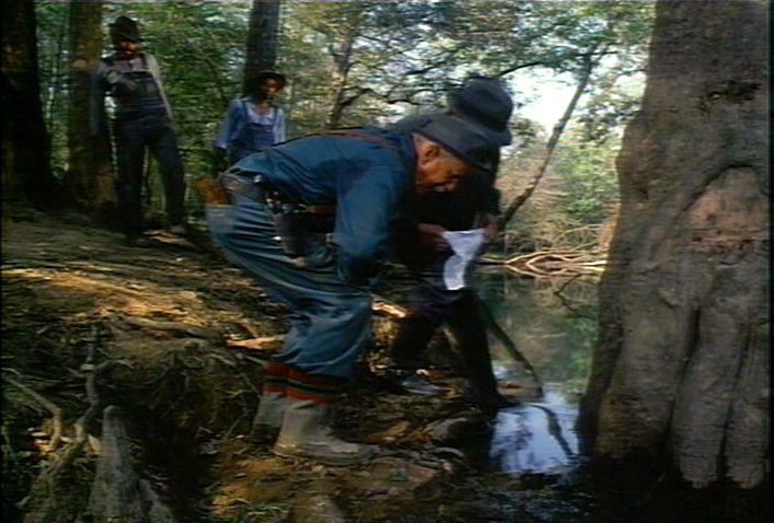 gathering bone fragments