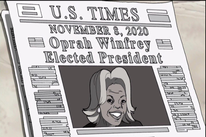 Oprah Winfrey elected president