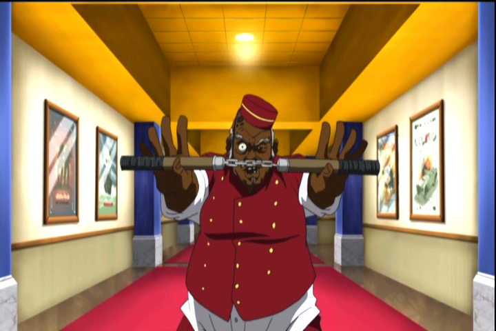 Uncle Ruckus with nunchuks