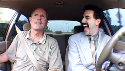 Borat driver's ed