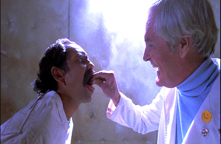 Cheech Marin getting "the key to the universe" from Dr Timothy Leary