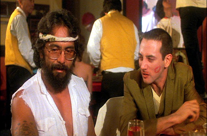 Paul Reubens and Tommy Chong