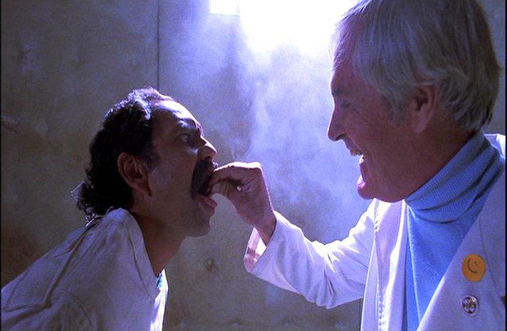 Tim Leary giving acid to Cheech Marin
