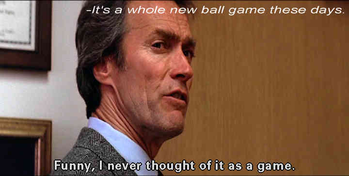sarcastic Clint Eastwood