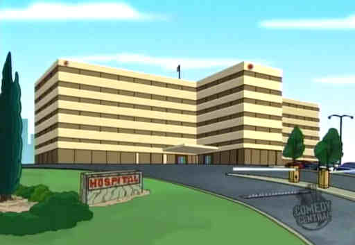 cartoon hospital
