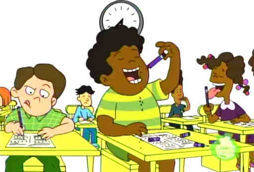 The black kids can't finish their tests because they're busy eating their menthol-grape flavored pencils.