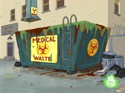 medical waste dumpster - Drawn Together picture