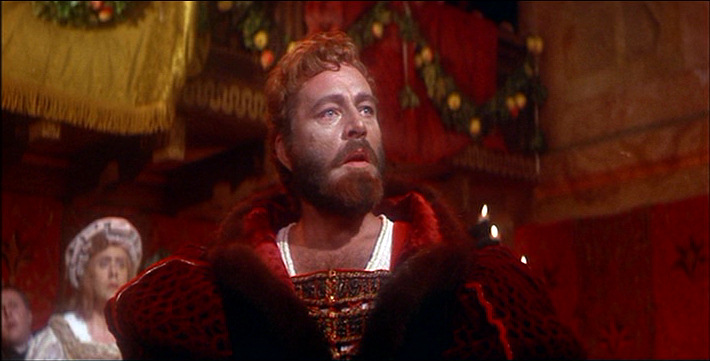 Petruchio's look of fear