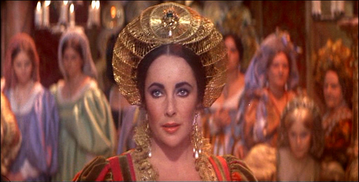 Elizabeth Taylor's look of love