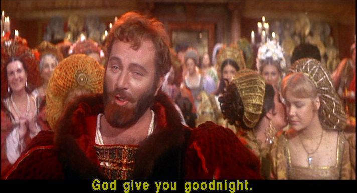 Petruchio says goodnight