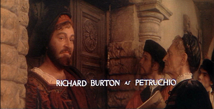 Richard Burton as Petruchio in 1967
