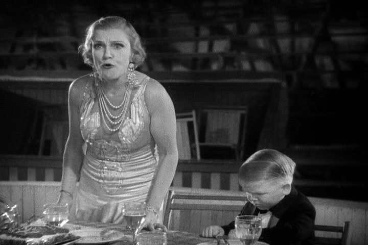 Olga Baclanova shames Harry Earles in Freaks, 1932 image