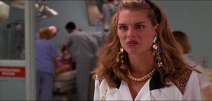 Brooke Shields disgusted look