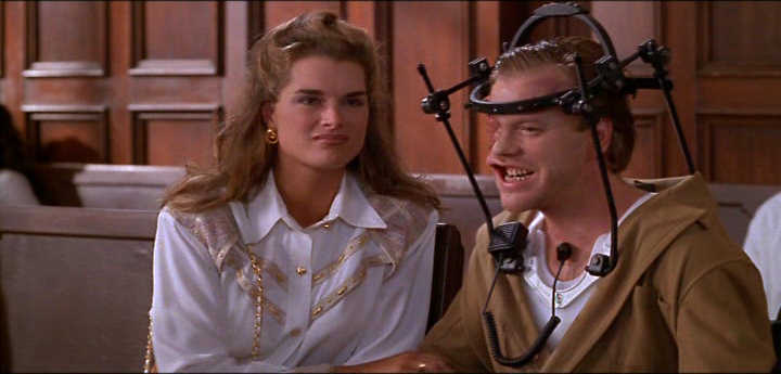 Brooke Shields and Kiefer Sutherland