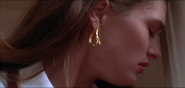 closeup profile of Brooke Shields, 1996 image