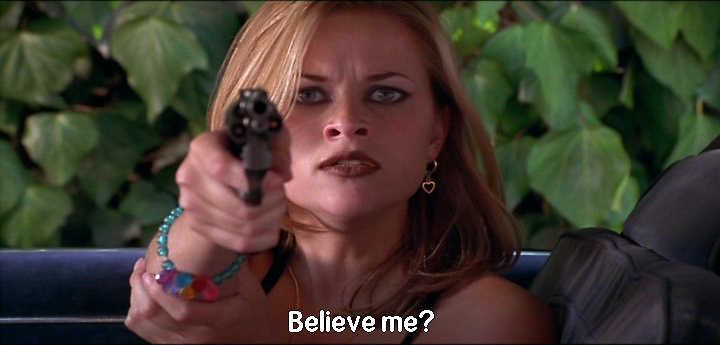 Reese Witherspoon and a gun