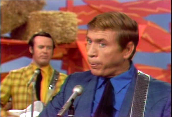 Buck Owens makes a funny face