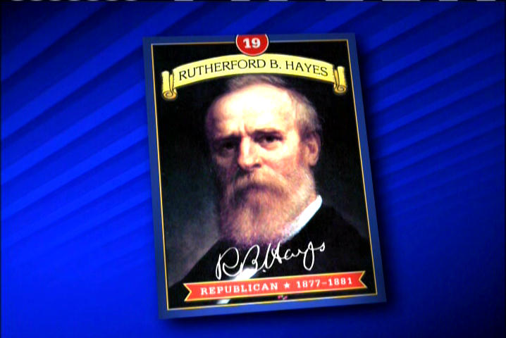 President Rutherford B Hayes