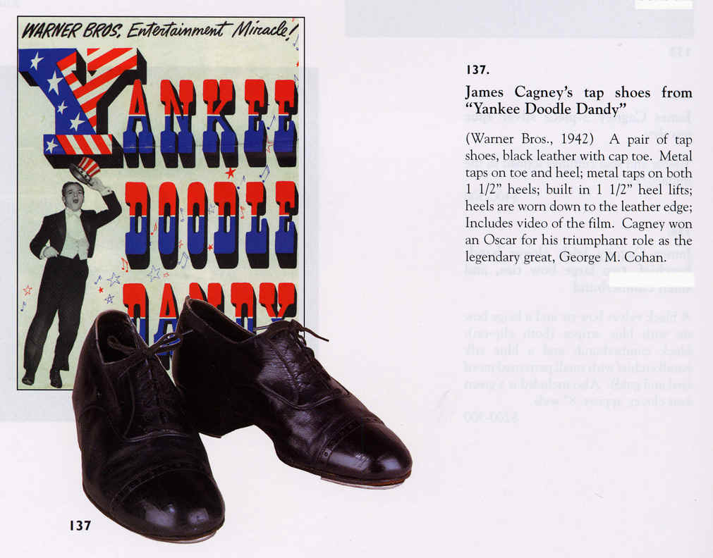 James Cagney's tap shoes from Yankee Doodle Dandy