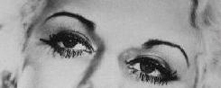 Jean Harlow's contemplative eyes