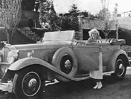 Jean Harlow's fancy car