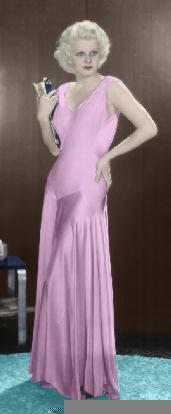 Jean Harlow color photo