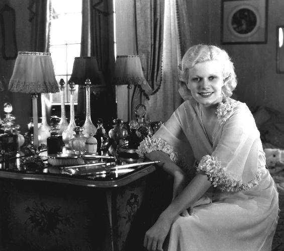 Jean Harlow's dressing table