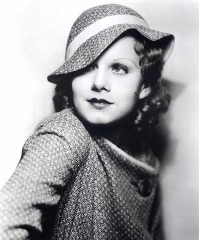 Jean Harlow wearing a hat